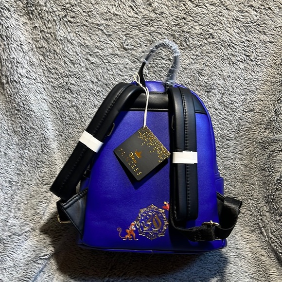 Loungefly Disney Aladdin Purple Blue Gradient Mini Backpack